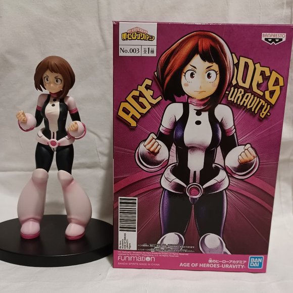 My Hero Academia Other - Ochaco Uraraka Uravity Action Statue ~7" w/Stand & Original Box My Hero Academia
